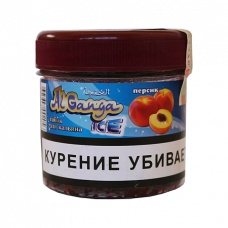 Кальянный табак Al Ganga ICE Персик (0% никотина) (50 г)